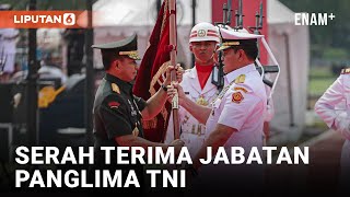 Serah Terima Jabatan Panglima TNI Agus Subiyanto dan Yudo Margono Salam Komando  Liputan6 [upl. by Fiorenze]