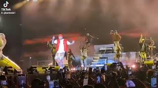 Afro nation Amapiano Chris Brown  Monalisa full song performance [upl. by Buxton]