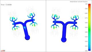 Flow Simulationentrained air [upl. by Arval]