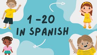 Counting to 20 in Spanish for Kids Counting In Spanish 1  20  Contando en Español 120 [upl. by Hayley183]