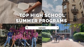 Top 3 High School Summer Programs FREE [upl. by Okimat787]