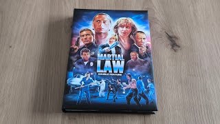 MARTIAL LAW I amp II 199091 Limited Bluray Collectors Edition Unboxing  Review  Action Film [upl. by Zipnick549]