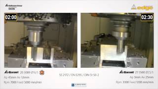 Edgecam Waveform and Garant TPC  Slott Milling [upl. by Heady]