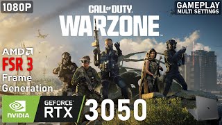 Call of Duty Warzone FSR3 FG  RTX 3050 Laptop  5600H  2x8GB  Gameplay Multi Settings [upl. by Erlinna]