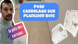 POSE CARRELAGE  Je pète des carreaux 😅 renovation house tutorial fail [upl. by Atnom]