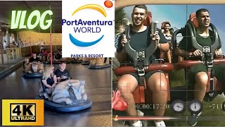 PortAventura day 2 vlog in 4K  Flat Rides amp uncharted first ride amp review [upl. by Mccreery]