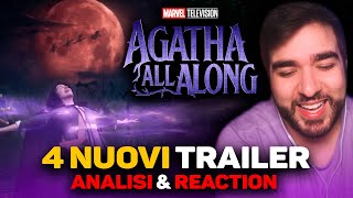 AGATHA ALL ALONG 🔮 ANALISI e REACTION a 4 NUOVI TRAILER [upl. by Annaoy]