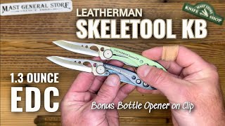 Leatherman  Skeletool KB  Featherweight EDC [upl. by Ajiam]