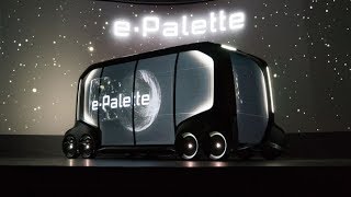 The Future of Cars  Toyotas ePalette Electric Vehicle [upl. by Ylekalb]