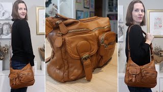 Karla Hanson Charlotte Leather Purse  Full Demo Review [upl. by Eelsnia268]