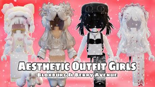 Roblox Girls Aesthetic Outfit codes for Bloxburg and Berry Avenue [upl. by Arul98]