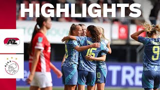 3 points ✅  Highlights AZ Vrouwen  Ajax Vrouwen  Azerion Vrouwen Eredivisie [upl. by Adnopoz99]