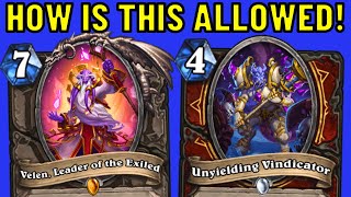 This is SO DUMB Velen Leader of the Exiled Draenei Warrior OTK [upl. by Monahon285]