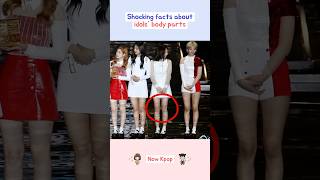 Shocking facts about idols body parts kpop shorts [upl. by Uolymme]