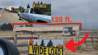 Trucking Vlog 4 Pilot Trucking a 120 foot load [upl. by Sunday]