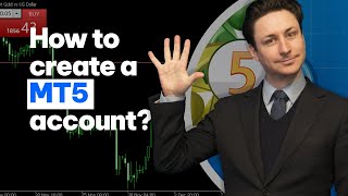 MetaTrader 5 MT5 How to create a live amp demo account [upl. by Notneb]