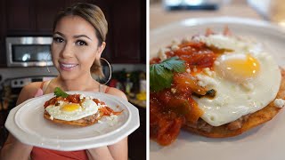 HUEVOS RANCHEROS  MEXICAN BREAKFAST [upl. by Aisek]