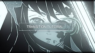 MANGA TRANSITION TUTORIAL IN ALIGHT MOTION FREE [upl. by Itoyj]