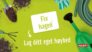 Lag ditt eget høybed  fix det på en time  jem amp fix Norge [upl. by Jer880]