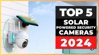 Best Solar Powered Security Cameras 2024 watch before you buy [upl. by Harman198]