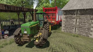 Front Axle broke on the JD 4755 while hard working  FS 22 [upl. by Onabru]