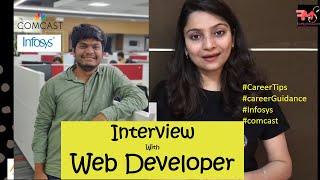 8 How to become a Web Developer  Infosys  Comcast Interview Questions Placement Preparation Tips [upl. by Akila]