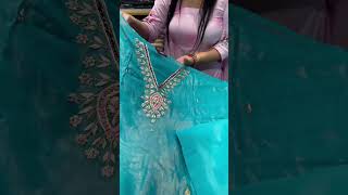 Shimmer me handwork suit  order no 7299525000 or 9992682021 onlineshopping fashion [upl. by Iviv]