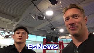 McGregor Sparring Partner Bradley Talks Conor Malignaggi JUST WATCH TAPE EsNews Boxing [upl. by Walsh805]