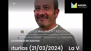 Entrevista al Presidente del Montepío de la Minería en Cadena SER “La Ventana Asturias” 21marzo24 [upl. by Yanffit]