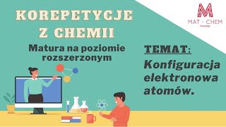 KONFIGURACJA ELEKTRONOWA ATOMÓW  MATCHEM Korepetycje [upl. by Hennessy]