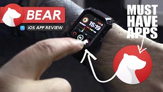 Bear The Best Note App for Apple Watch [upl. by Gibb]