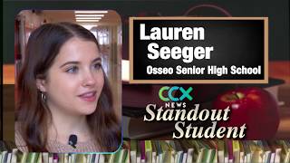 Standout Student Osseo’s Lauren Seeger [upl. by Zebaj]