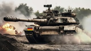 Awful Moment German Leopard Tank Brutal Attack Destroys Russian Armored Tank On the Border [upl. by Savvas]