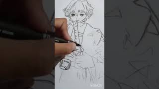 anime drawing art sketch [upl. by Zenitram783]