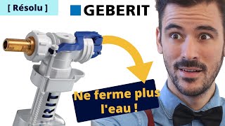 Mon robinet flotteur GEBERIT ne ferme plus l’eau  Dépannage en live [upl. by Ennaeiluj615]