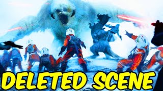 Deleted Scene Of Wampa Attacking Rebels On Hoth shorts [upl. by Erdnaed]