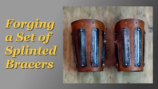 Forging Armour Aged Splinted Bracers [upl. by Adelina132]