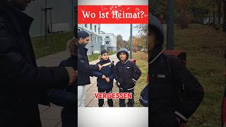 Wo ist deine Heimat 😢😭 traurig children kinder heimatliebe heimat umfrage migration leben [upl. by Ennovahs]