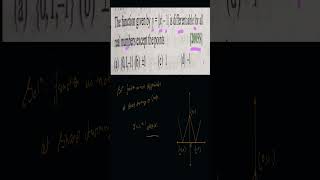 PYQ OF DIFFERENTIABILITY FROM IIT JEE 2005Sjeemains bitsat calculus nda jeeadvanced mhtcet [upl. by Columba]