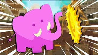 ELEPHANTASITC Temple MADNESS  Ultimate Chicken Horse Gameplay  Elephantastic Update [upl. by Tiebout]