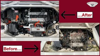 How To RestoreDetail you Engine Bay Toyota MR2 Mk1 4AGE [upl. by Athey506]