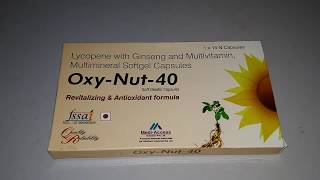 best multivitamin maltiminerallycopene and ginseng capsules oxynut40 capsules [upl. by Sillihp]