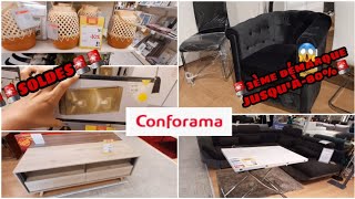 🚨SOLDES CONFORAMA 3ÈME DÉMARQUE 80 DÉCORATION MOBILIER 🚨 [upl. by Akahs871]