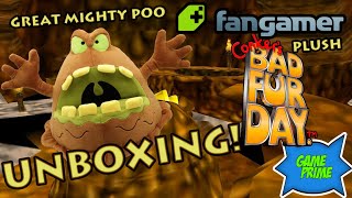 Conker’s Bad Fur Day Great Mighty Poo Fangamer Plush Unboxing [upl. by Eicam]