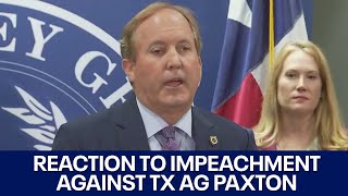 Paxton lawmakers react to impeachment against attorney general  FOX 7 Austin [upl. by Inaej]