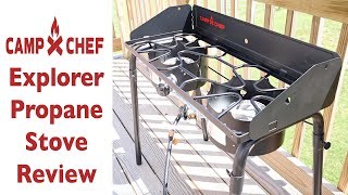 Camp Chef Explorer Propane Stove Review [upl. by Nylaehs]