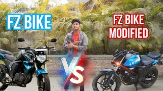 fz bike modified 20  FZ modify video fz bikemodification repcity Kala pahar [upl. by Luapsemaj]