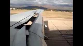 Landing in Mendoza 737500 Aerolineas Argentinas El Plumerillo [upl. by Nesnej]