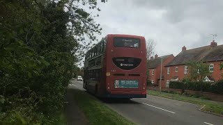 Stagecoach 2008 Alexander Dennis Enviro 400 MX08 GJF 15454 Route 3 to Lower Quinton 23042024 [upl. by Llehsad119]