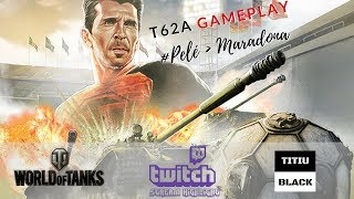 WOT Futebol T62A Gameplay PTBR [upl. by Alexei]